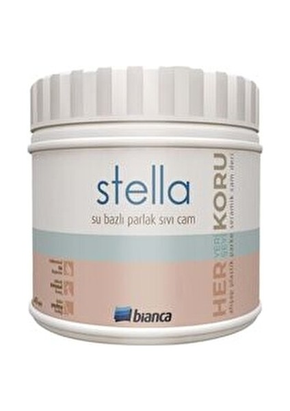 Stella Su Bazlı Parlak Sıvı Cam İç Cephe Boyası 500 ml Her Yüzeyde Kullanım İçin fiyatları