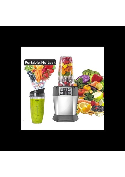 2 Paket Yedek 24 Oz Fincan, Nutri Ninja Otomatik Iq Serisi Blenders ile BL450/BL454/BL456/BL480/BL481 (Yurt Dışından) fırsatları