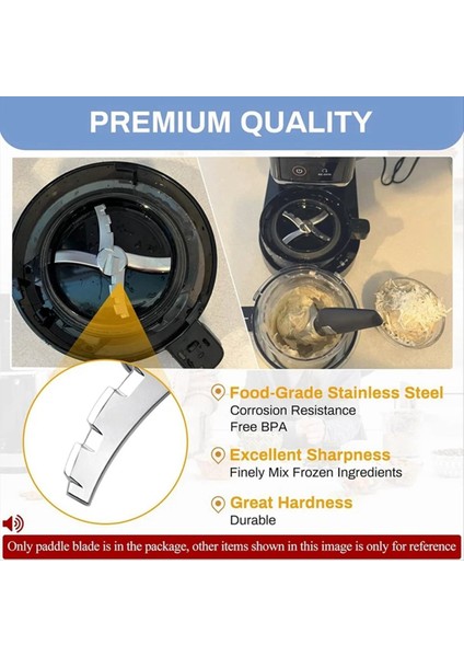 Ninja Creami NC300 Serisi Dondurma Üreticileri Için 3pcs Yedek Kürek Bıçağı, Bıçak Kürek NC301, CN305A, CN301CO Karışım (Yurt Dışından) fırsatları