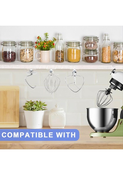 8pcs Stand Mikser Ek Tutucu, Mikser Ekleri Organizatör Evrensel Stand Mikser Montaj Aksesuarları Depolama Araçları (Yurt Dışından) fiyatları