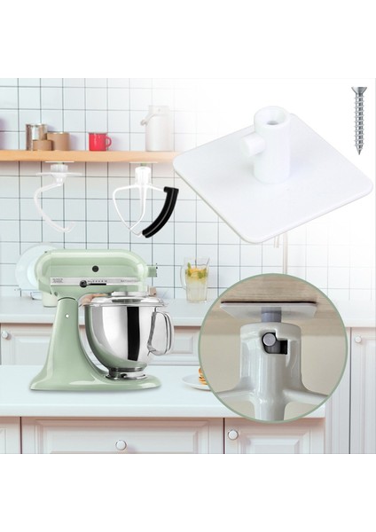 8pcs Stand Mikser Ek Tutucu, Mikser Ekleri Organizatör Evrensel Stand Mikser Montaj Aksesuarları Depolama Araçları (Yurt Dışından) indirimleri