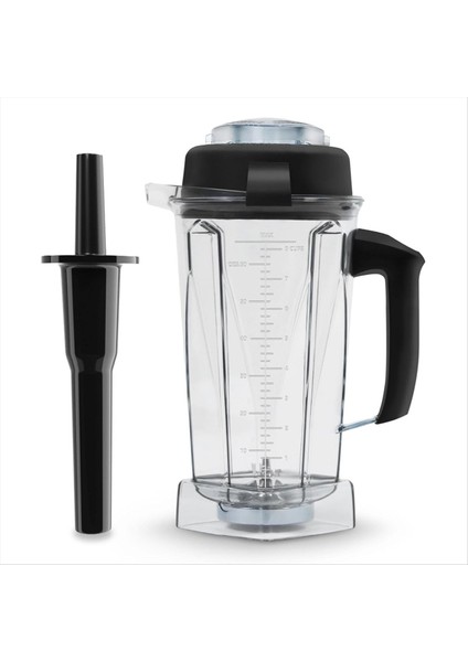 Vitamix Blender Sürahi 64OZ Için Kurcalama Ile, 5200 Vitamix Yedek Konteyner Için, 5000 6300 7500 PRO200/500/750 Serisi (Yurt Dışından)