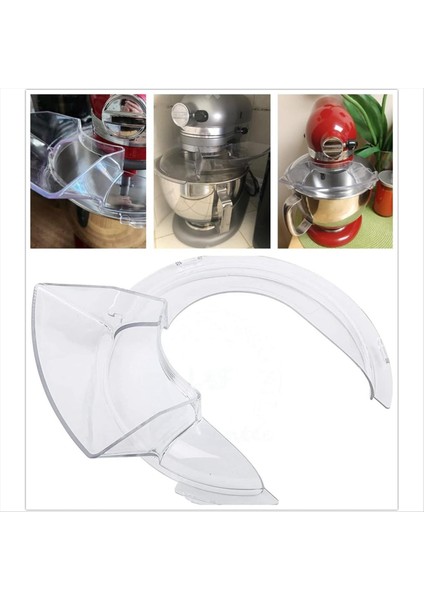 Kitchenaid Için 4.5-5qt Tilt-Head Stand Mikserleri Aksesuarlar Çanak Karıştırma Kasesi+Döküm Kalkanı Braket Bulaşık Makinesi Güvenli (Yurt Dışından) indirimleri