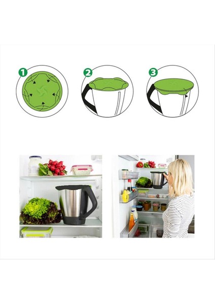 Gıda Sınıfı Silikon Kapak Mühürlü Fermantasyon Kapağı THERMOMIXTM31/TM5/TM6 Mutfak Mikser Aksesuarları Için Uygun (Yurt Dışından) indirimleri