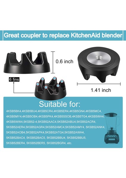 5 Parça 9704230 Mikser Yedek Parçalar Mikser Kuplör Aksesuarları Kauçuk Dişli Kuplör (Yurt Dışından) indirimleri