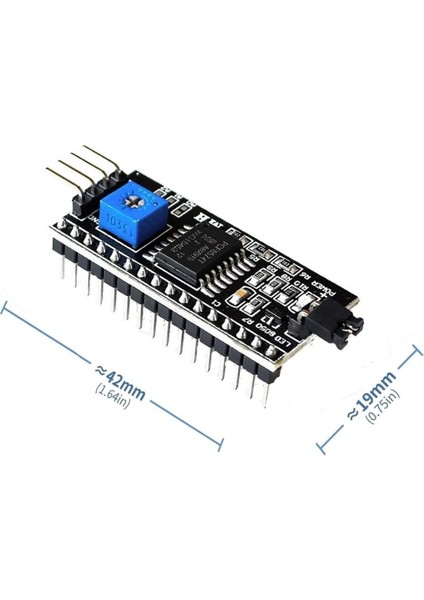 Iıc I2C Seri LCD Modül 1602 2004 LCD Adapter Plate 16X2 LCD 20X4 LCD