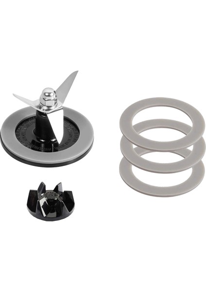 Yedek Parçalar Blender Blade Montajı 3 Pc ile Blender Contaları, Cuisinart CBT-500 Için Yedek Parçalar, SB5600, CB600 (Yurt Dışından)
