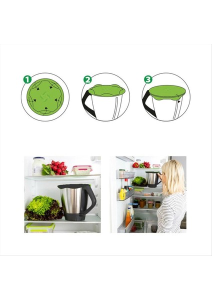 Thermomix Için TM5/TM6/TM31 Yedek Bıçak Koruyucu Kapak Gıda Sınıfı Koruyucu Pişirme Makinesi Kapak+Sızdırmazlık Kapağı (Yurt Dışından) modelleri
