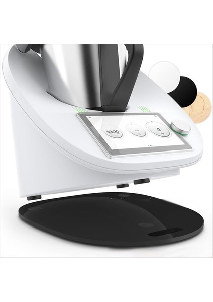 Kayma Tahtası Thermomix Tm5 Tm6 Tm6 Blender Planörler Için Uygun Slip Mat Zahmetsiz Hareketli Hareketli Yuvarlanma Tahtası Pedi Siyah (Yurt Dışından) fiyatları