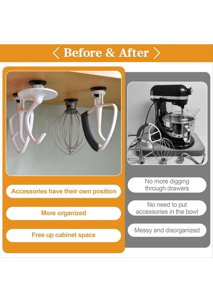 Kitchenaid Için Stand Mixer Ek Tutucuları 4.5-5qt Mikser Ekleri Esnek Kenar Çırpıcı Aksesuarları (Yurt Dışından) fiyatları
