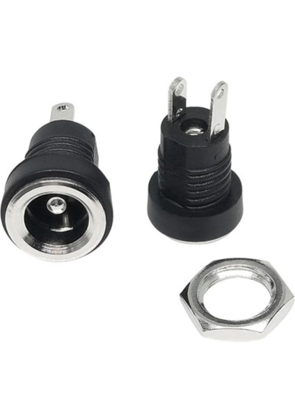 5.5mm x 2.1mm Dc Güç Soketi Plastik Panel Montaj Tip Adaptör fırsatları