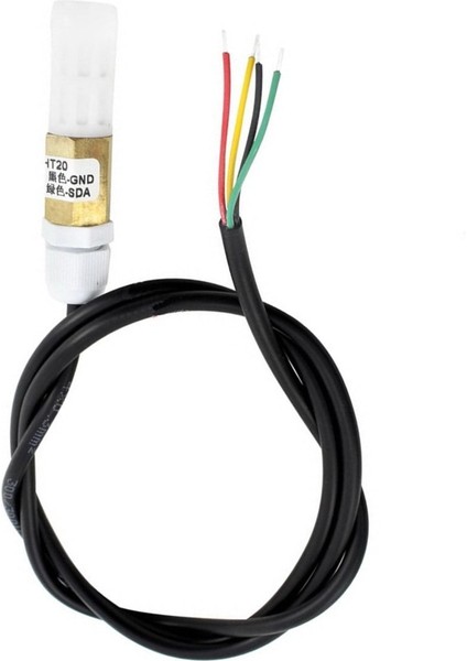 90CM Kablolu Su Geçirmez SHT20 I2C Sıcaklık ve Nem Sensörü -40C / 125C Dijital Klima Termostat