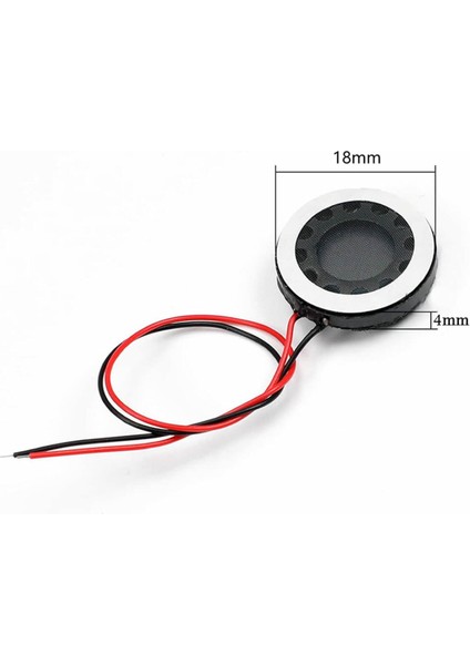 Hoparlör 1W 8ohm 18MM Yuvarlak 8cm Kablolu Mini 1.8cm Speaker Ses Müzik Amfi Ürün Müze Otomobil fiyatları