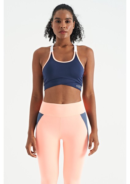 İndigo Sırt Detaylı Askılı Dar Kalıp Kadın Büstiyer - 97254