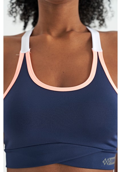 İndigo Sırt Detaylı Askılı Dar Kalıp Kadın Büstiyer - 97254