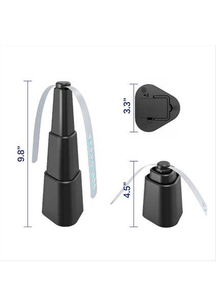 4pcs Kapalı Gıda Fan, Restoran, Parti, Piknik, Açık Akşam Yemeği (Siyah) Için Portatif Fan (Yurt Dışından) indirimleri