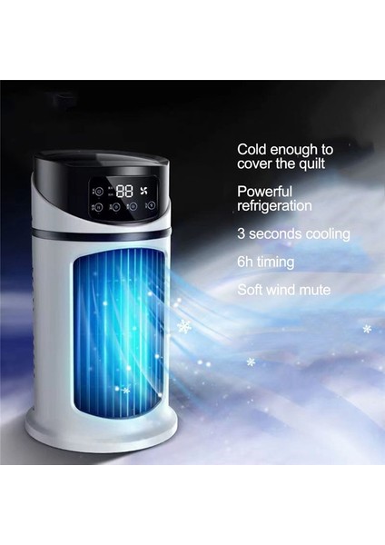 Portatif Klima Hava Soğutucu Fan Suyu Soğutma Fanı Ofis Kliması Için Fan Klima Fanı Taşınabilir (Yurt Dışından) fırsatları