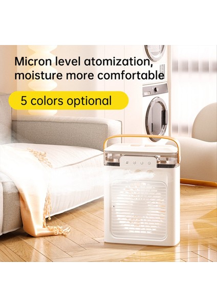 Taşınabilir Klima Fan Mini Evaporatif Hava Soğutucu Renkli LED LED Işık Modları Masa Masası Sehpa Sehpa-E (Yurt Dışından) modelleri