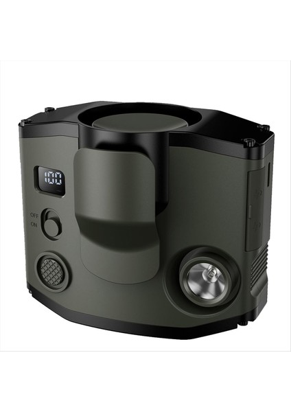 Taşınabilir Mini Bel Klipsli Fan, 8000MAH Pil Işletilmiş Elsiz Giyilebilir Kolye Fan, Güçlü Soğutma Fanı Ordu Green (Yurt Dışından)