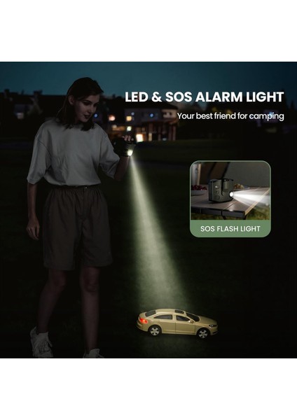 Taşınabilir Mini Bel Klipsli Fan, 8000MAH Pil Işletilmiş Elsiz Giyilebilir Kolye Fan, Güçlü Soğutma Fanı Ordu Green (Yurt Dışından) modelleri