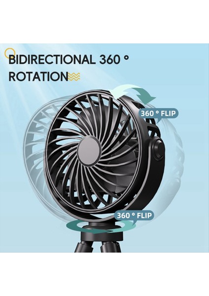 Ahtapot Fan, Masaüstü Kamp Fan, USB Şarj Edilebilir Tripod Fan, Hafif Fan Pembesi ile (Yurt Dışından) indirimleri