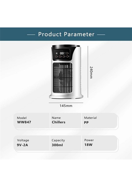 Hava Soğutucu Ev Yurt Öğrenci Masaüstü Elektrikli Fan Küçük Rüzgar Ofisi USB Soğutma Klima Fan (Yurt Dışından) fiyatları