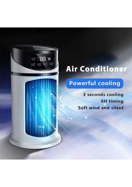 Hava Soğutucu Ev Yurt Öğrenci Masaüstü Elektrikli Fan Küçük Rüzgar Ofisi USB Soğutma Klima Fan (Yurt Dışından) fırsatları