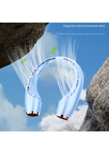 Yarıiletken Soğutma Asılı Boyun Fanı Taşınabilir Klima 4000MAH 360 Dış Soğutucu Mavisi Için Surround (Yurt Dışından) indirimleri