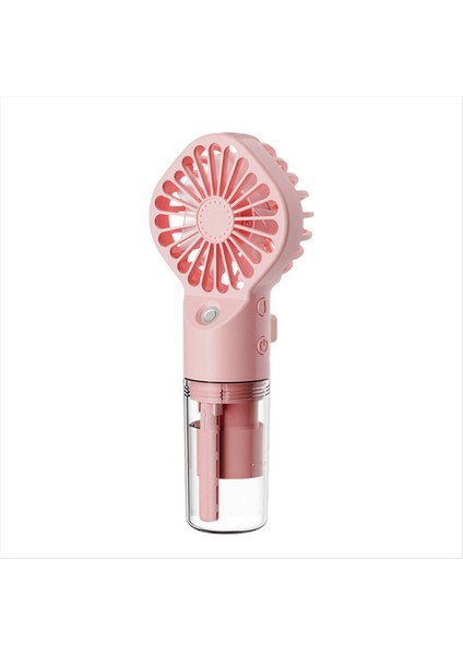 Taşınabilir El Sprey Fan Su Sprey Sis Fan Öğrenci Yurt Mini Fan Yaz Malzemeleri Açık Soğutma Aracı, Pembe (Yurt Dışından)
