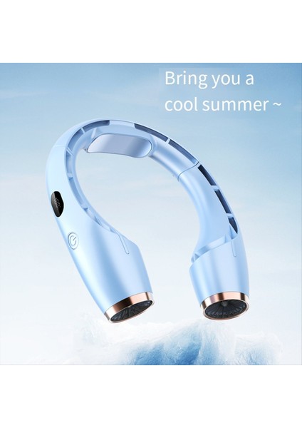 Yarıiletken Soğutma Asılı Boyun Fanı Taşınabilir Klima 4000MAH 360 Dış Soğutucu Beyaz Için Surround (Yurt Dışından) fiyatları