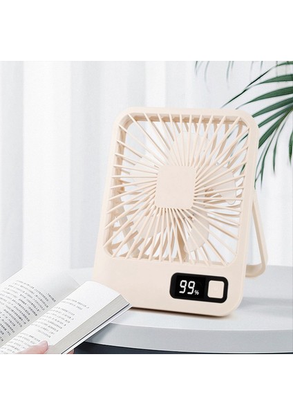 Masaüstü Küçük Fan Çok Kuvvetli Ofis Ince ve Şarj Modeli Katlanabilir Fırçasız Taşınabilir Pembe (Yurt Dışından) fırsatları