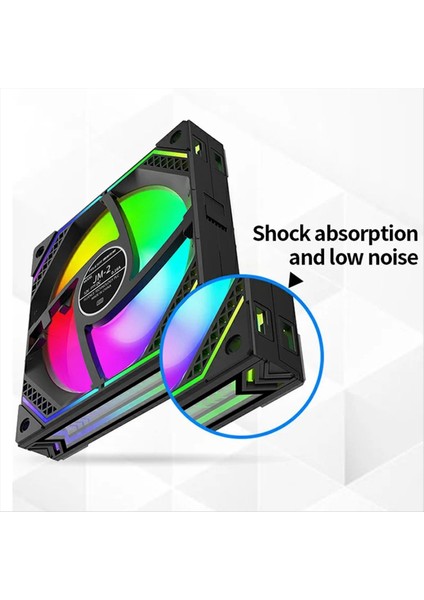 Teucer Jm-2 Tel Ekleme 3&#39;ü 1 Arada Kasa Fanı 12V Pwm Dairesel Ayna Argb 120MM Cpu Sıvı Soğutma Ventilatör Siyah Ileri (Yurt Dışından) fırsatları