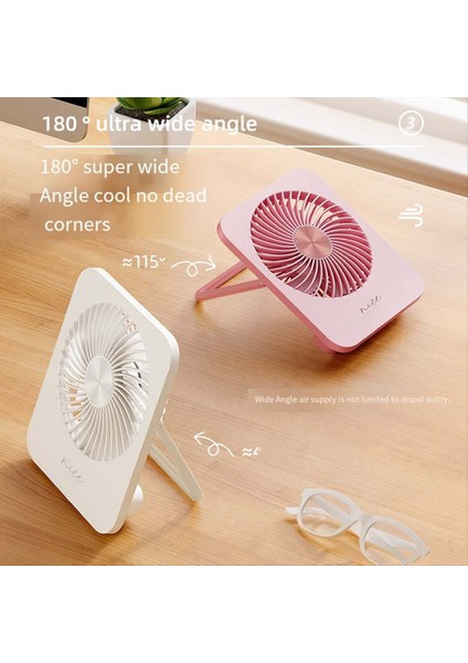 Açık Masaüstü Katlanır Mini Ince, Hafif, Sessiz, Rüzgar, Taşınabilir Duvara Monte Küçük Fan Pembesi (Yurt Dışından) fiyatları