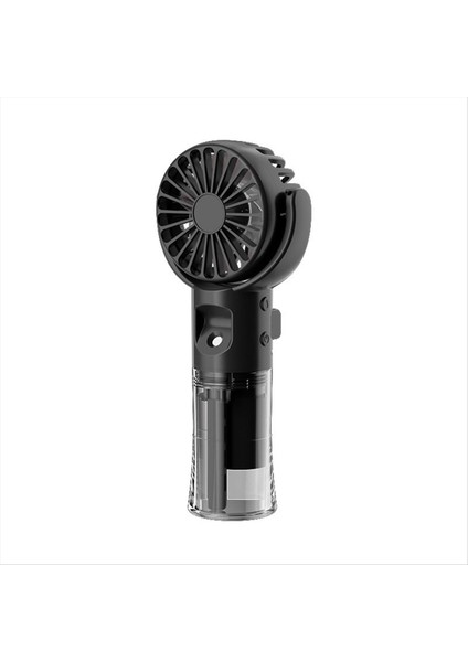 F4 Elde Taşınan Fan Humiding Fan Fan Asılı Boyun Fanı Katlanır Mini Handheld Fan, Siyah (Yurt Dışından)