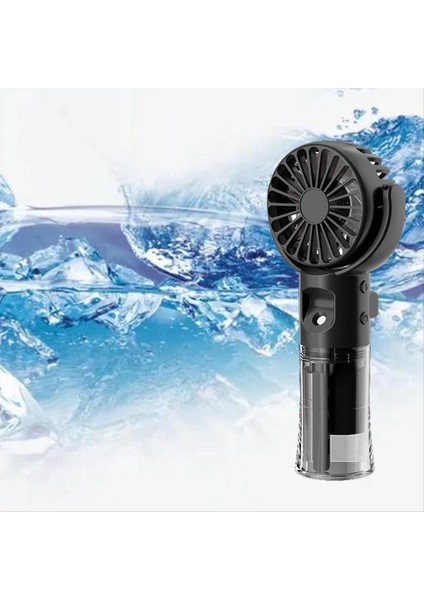 F4 Elde Taşınan Fan Humiding Fan Fan Asılı Boyun Fanı Katlanır Mini Handheld Fan, Siyah (Yurt Dışından) modelleri