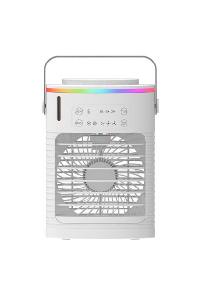 Taşınabilir Klimalar, 4 Rüzgar Hızı ve LED Işığı ile Kişisel Evaporatif Hava Soğutucu, Küçük Masaüstü Sessiz Soğutma Fanı (Yurt Dışından)
