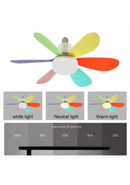 Tavan Fanında Tavan Fanları E27/26 Soket Vidası Tavan Fanı Soket Fanı Işıklı Tavan Fanlar Turuncu, A (Yurt Dışından) modelleri