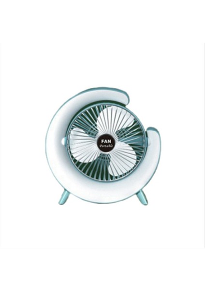LED Çok Renkli Masaüstü Fan, Ortam Işığı, USB Şarjı, Büyük Hava Hacminin Ayarı, Sessiz Küçük Elektrik Fan A (Yurt Dışından) fiyatları