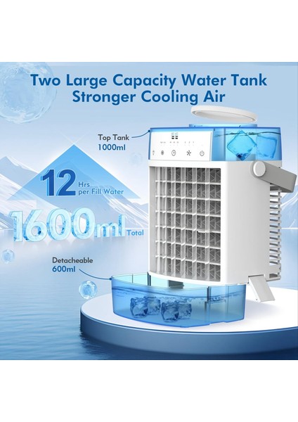 Taşınabilir Klimalar, Uzaktan Kumanda ile Taşınabilir Ac, Oda, Araba, Yatak Odası Için Oda Için Kişisel Mini Taşınabilir Ac Ünitesi (Yurt Dışından) modelleri