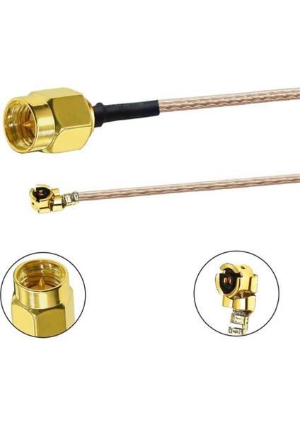 15CM Sma Erkek Ipex1 Mhf1 Rf Bağlantı Kablosu Altın Kaplama Soket Konnektör Koaksiyel Kablo Ufl fiyatları