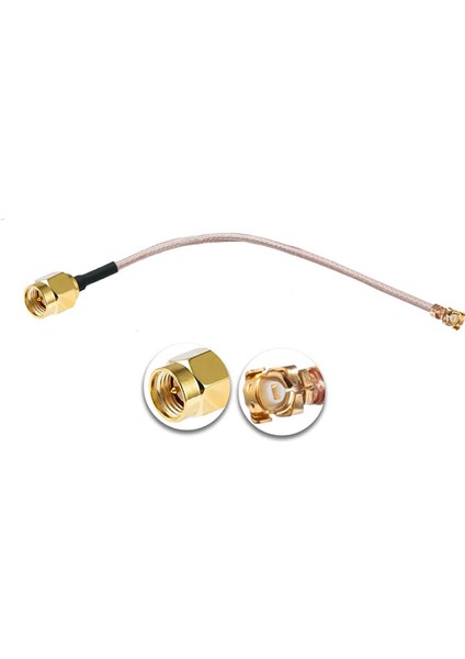 15CM Sma Erkek Ipex1 Mhf1 Rf Bağlantı Kablosu Altın Kaplama Soket Konnektör Koaksiyel Kablo Ufl