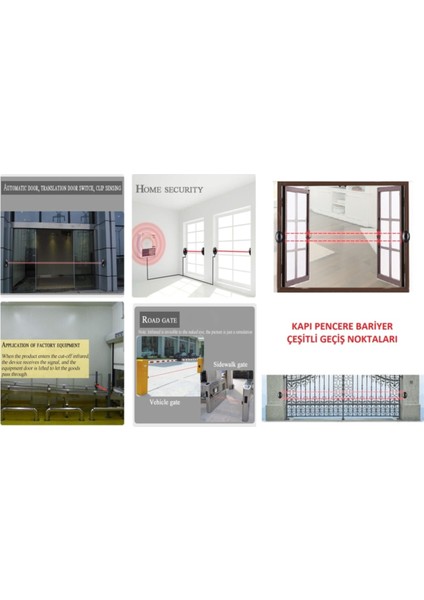 Single Infrared Beam Sensörü - Fotosel Park Emniyet Bariyer Engel Kapı indirimleri