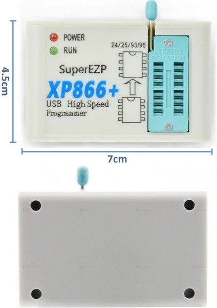 XP866+ USB Eeprom Flash Bios Programlayıcı 24 25 26 93 95 Serisi modelleri