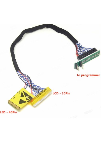 30 / 40 Pin To Dıp8 LCD LED Ekran Aparatı 2 In 1 Edid Kablo Notebook Dizüstü 24C02 Okuma Yazma