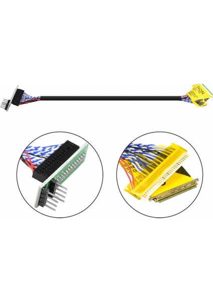 30 / 40 Pin To Dıp8 LCD LED Ekran Aparatı 2 In 1 Edid Kablo Notebook Dizüstü 24C02 Okuma Yazma fırsatları