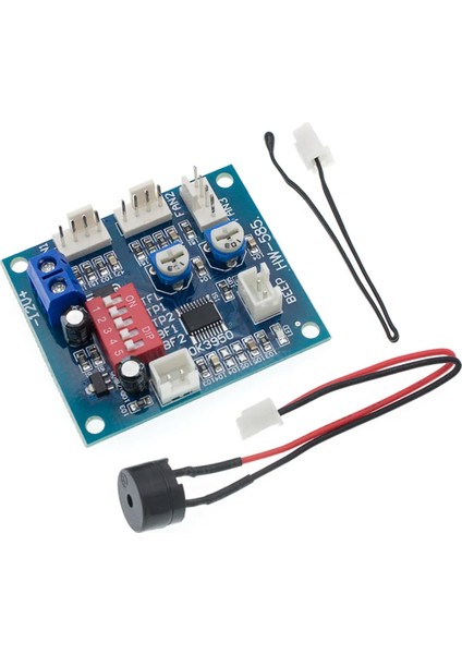 3 Kanal Dc 12V 4A Pwm Fan Hız Kontrol HW585 Otomatik Sıcaklık Kontrol Ntc Sensör Buzzer Uyarı Pc