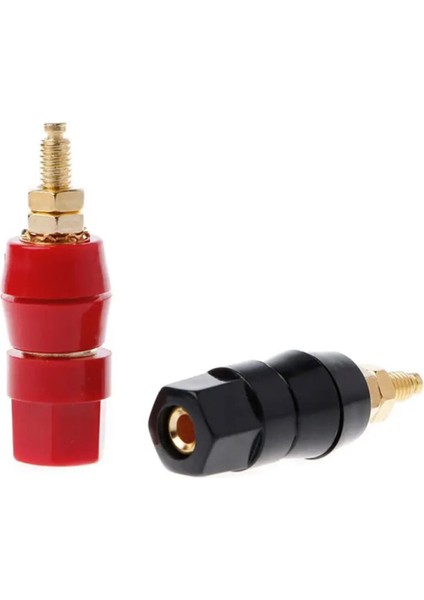 4mm Banana Soket Terminal Çifti Kırmızı Siyah Hexagon Konnektör Hoparlör Güç Kaynağı Amflikatör modelleri
