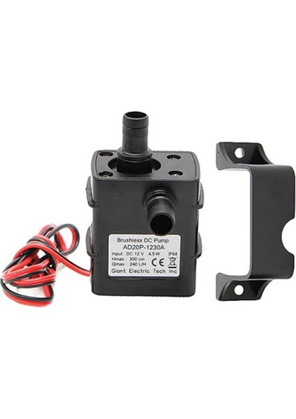 Dc 12V Mini Su Sıvı Dalgıç Pompa AD620P-1230A 4.8W 240LITRESAAT Su Geçirmez Akvaryum Meyvesuyu Süt indirimleri