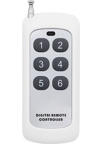 433MHZ Kablosuz Uzaktan Kumanda 6 Buton Teleskopik Anten Garaj Otomatik Kapı Kepenk Bariyer Alarm