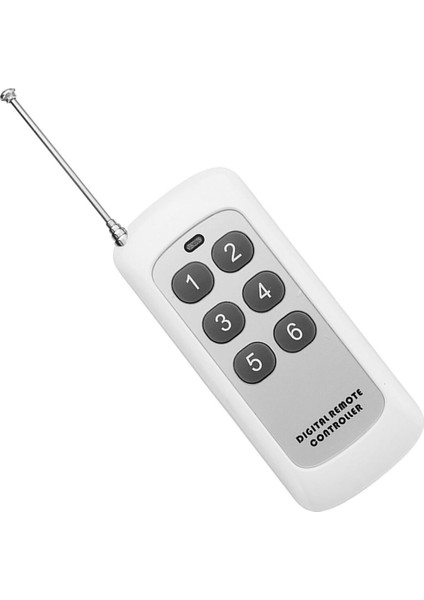 433MHZ Kablosuz Uzaktan Kumanda 6 Buton Teleskopik Anten Garaj Otomatik Kapı Kepenk Bariyer Alarm